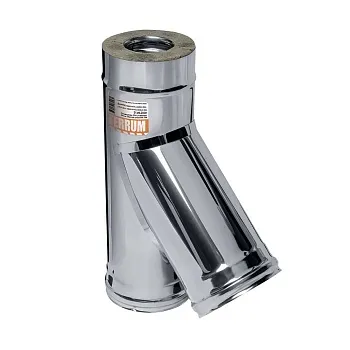 Сэндвич тройник 135° Феррум (430/0,8мм) ф115/200