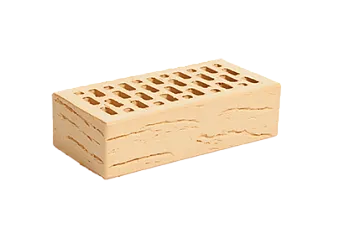 Кирпич керамический пустотелый одинарный (Ваниль-Антик) (250*120*65)