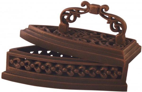 Шкатулка "Утюжок-ретро" патина