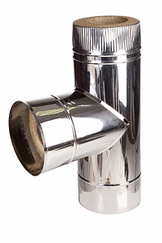 Тройник 120 90 градусов нерж. полир. 0,5мм