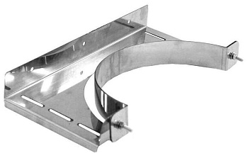 Стеновой хомут Феррум (AISI 430) Ф200 (нерж.)