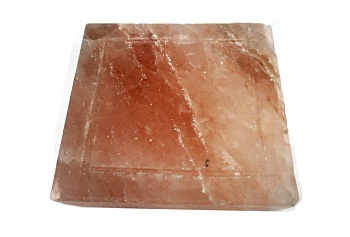 Соляная плитка для жарки с бордюром 20*20см