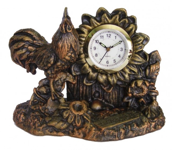 Часы "До третьих петухов" патина